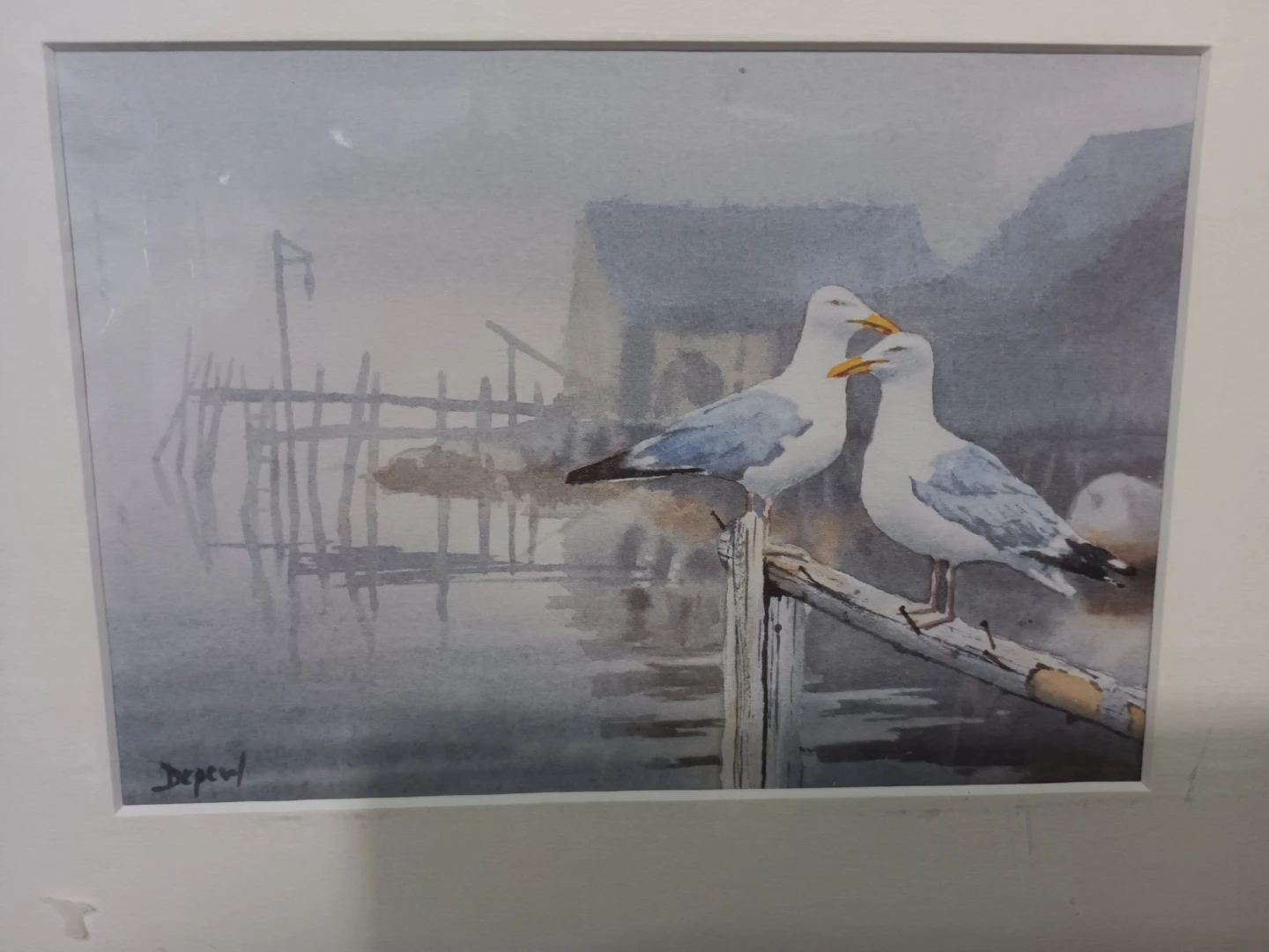 Neil Depew Seagull Watercolour Print - photo 2