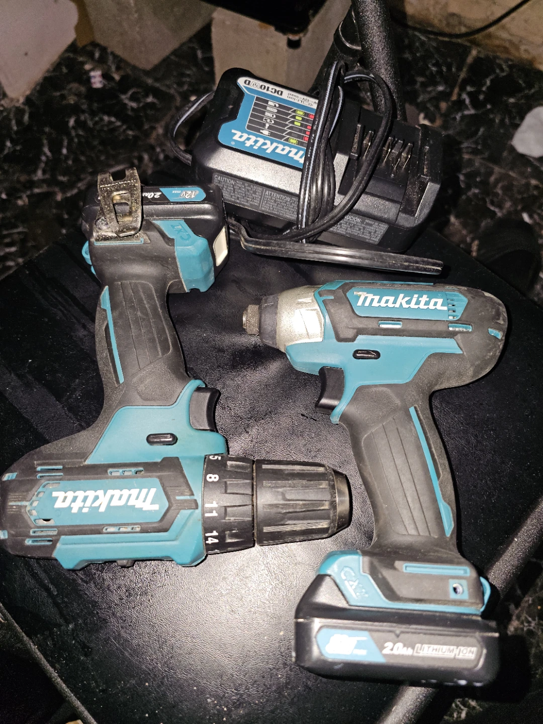 Makita 12V CXT Cordless Drill and Impact Driver Combo Set - photo 2
