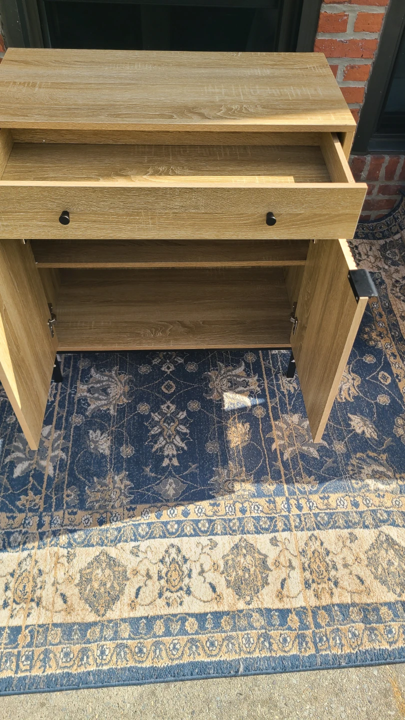 Modern Light Wood Storage Cabinet - photo 5