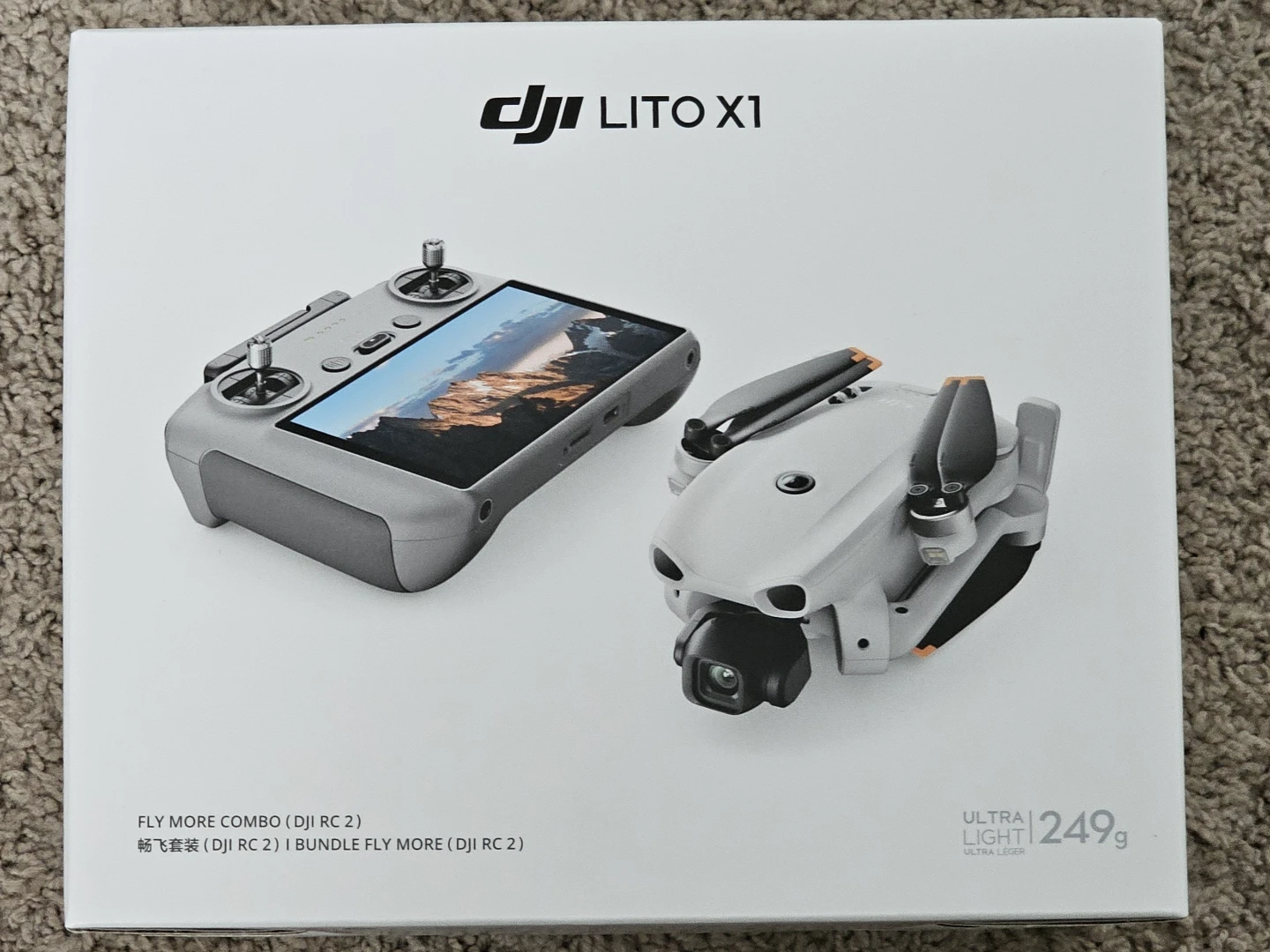 New DJI LITO X1 FLYMORE COMBO RC2