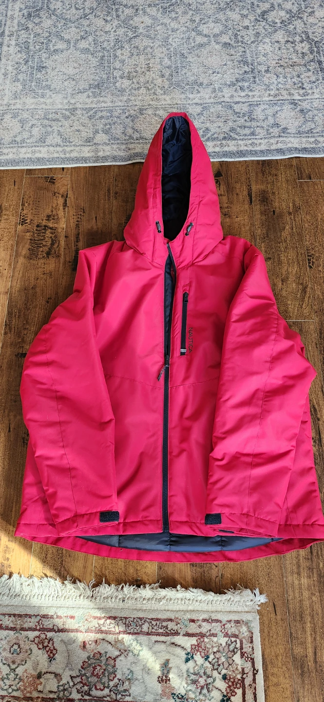 Nautica Water-Resistant Winter Jacket - Red - photo 2