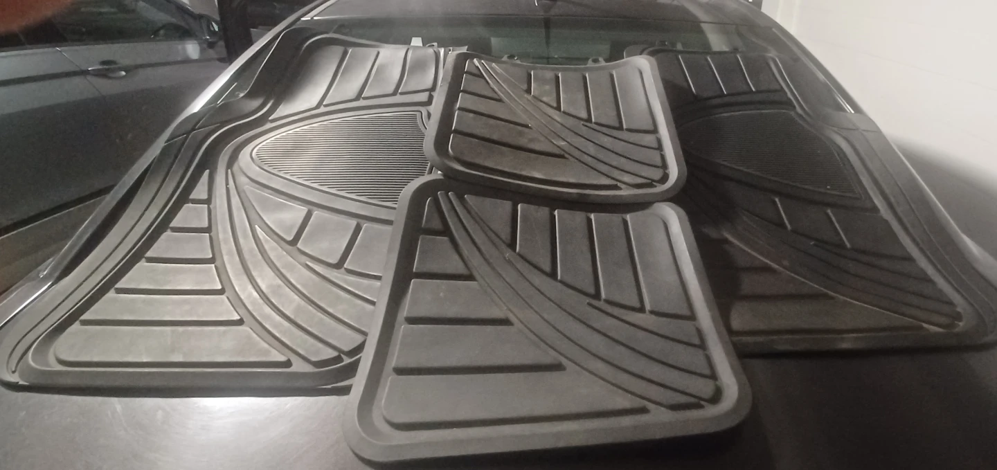4-PIECE All Season Two-tone Medium Heavy Car Floor Mats - photo 5