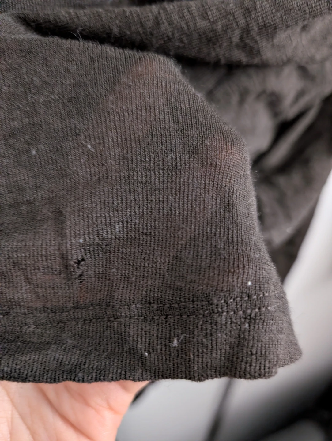Zara Brown Button-Down Cardigan some holes - photo 3