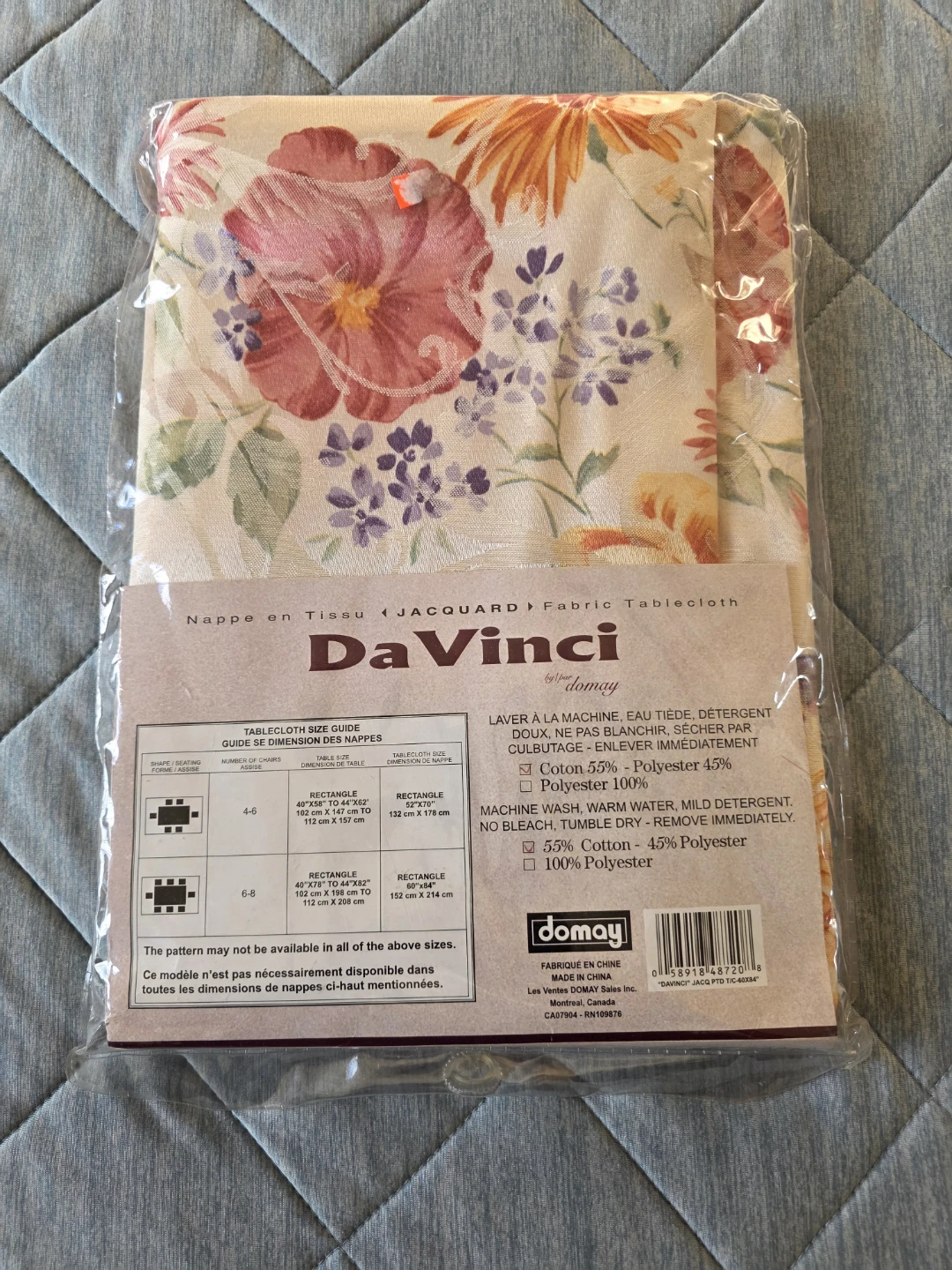 DaVinci by Domay Jacquard Fabric Tablecloth - photo 2