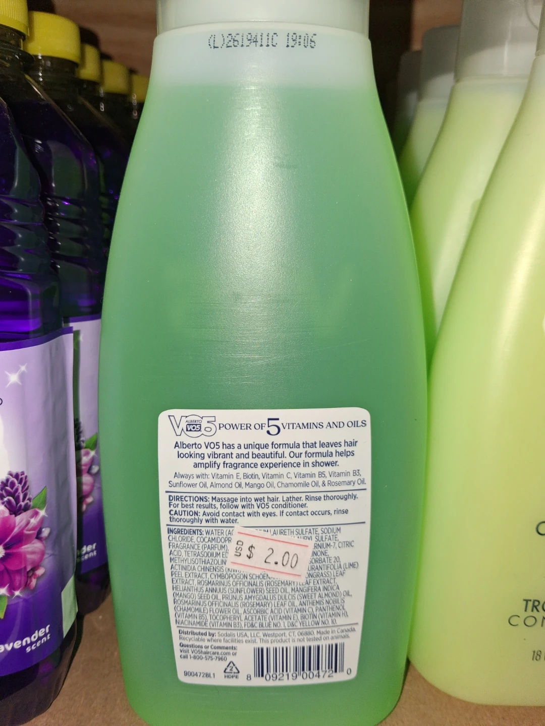 Alberto VO5 Clarifying Tropical Lime Shampoo 18 fl oz - photo 2