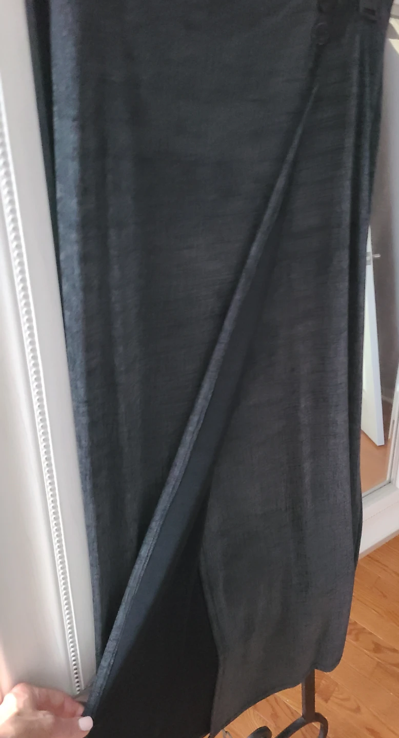 Perception Dark Grey Skirt with deep slit