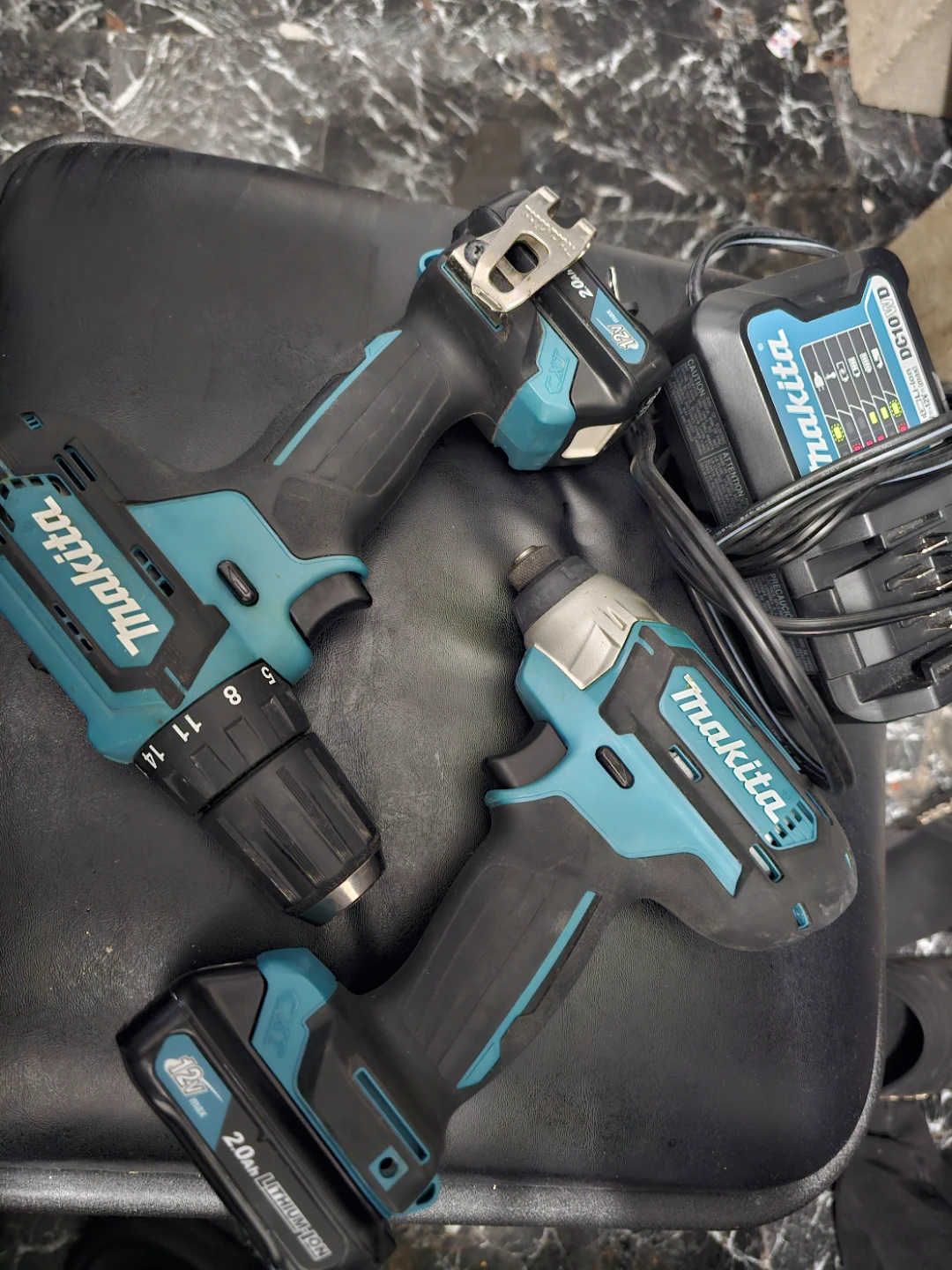 Makita 12V CXT Cordless Drill and Impact Driver Combo Set