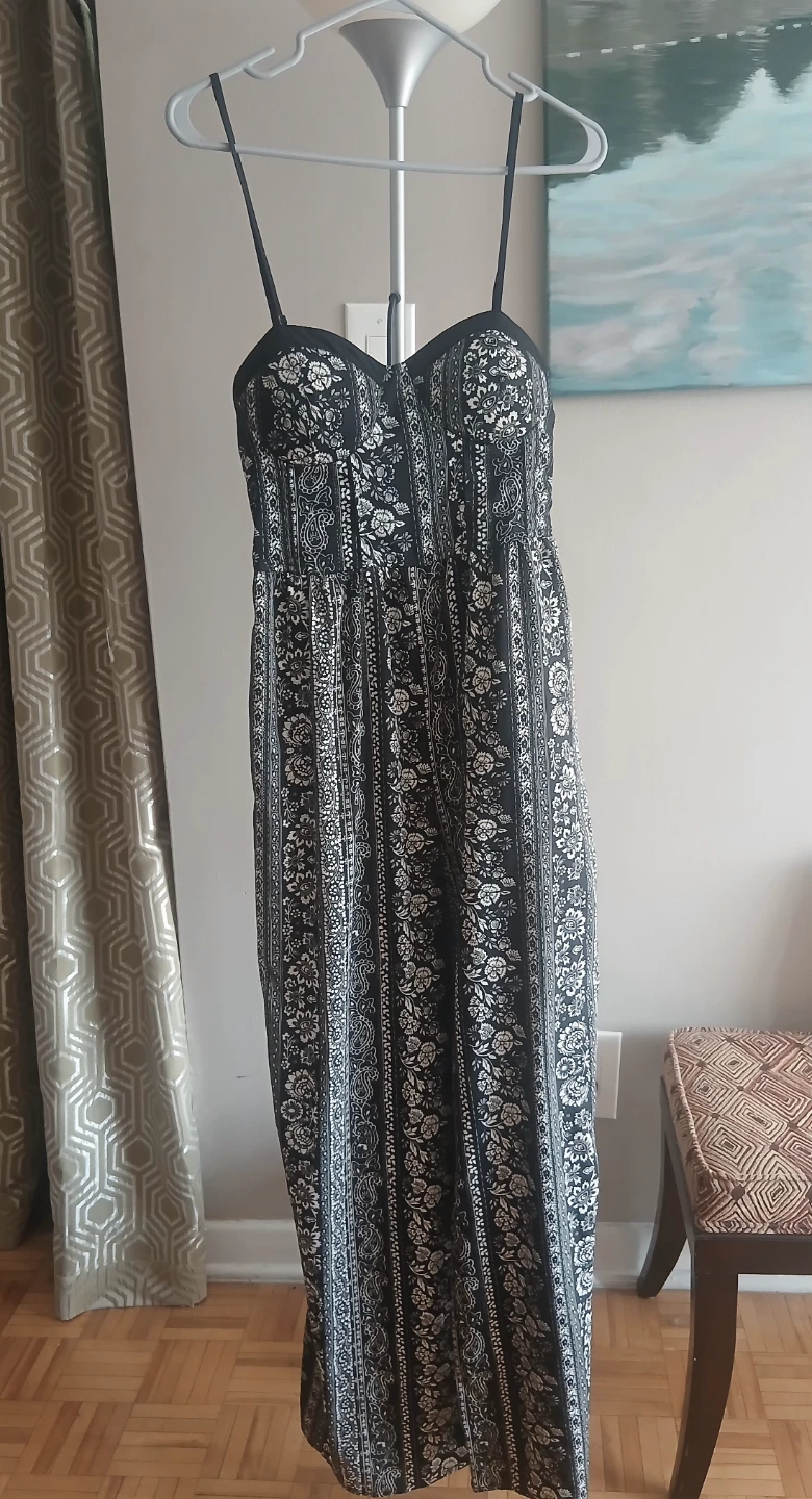 Bands of gypsies floral print jumpsuit - photo 3