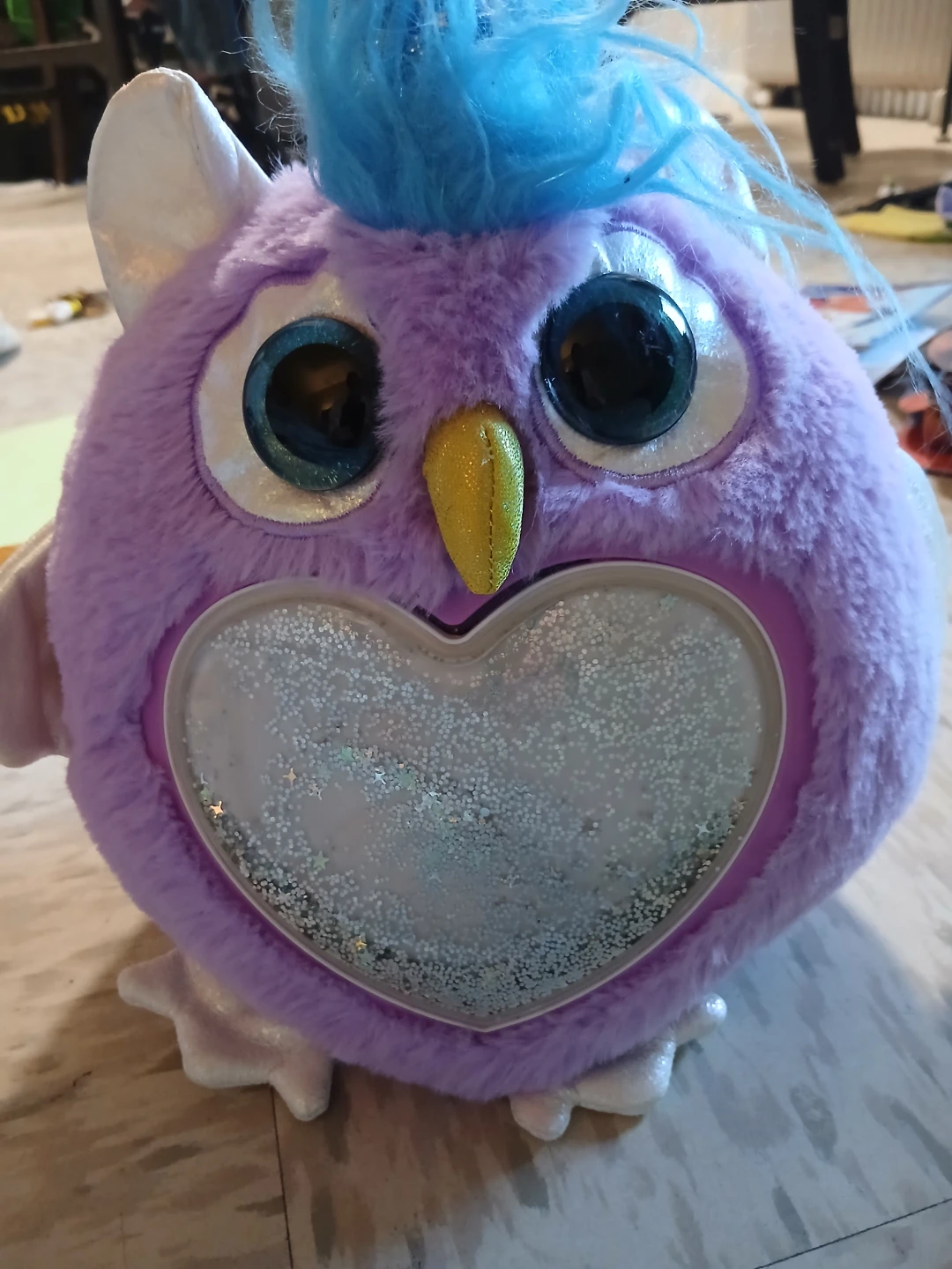 Purple ranibowkins calming glitter  plush