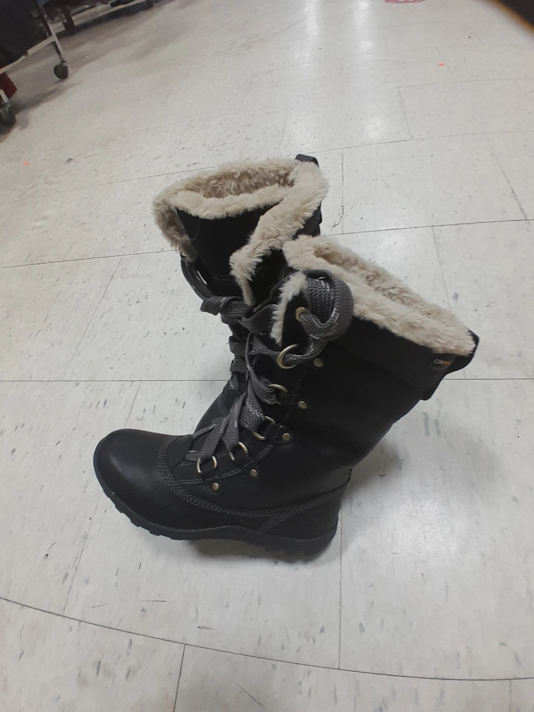 Timberland Black Winter Boots Women's Size 6