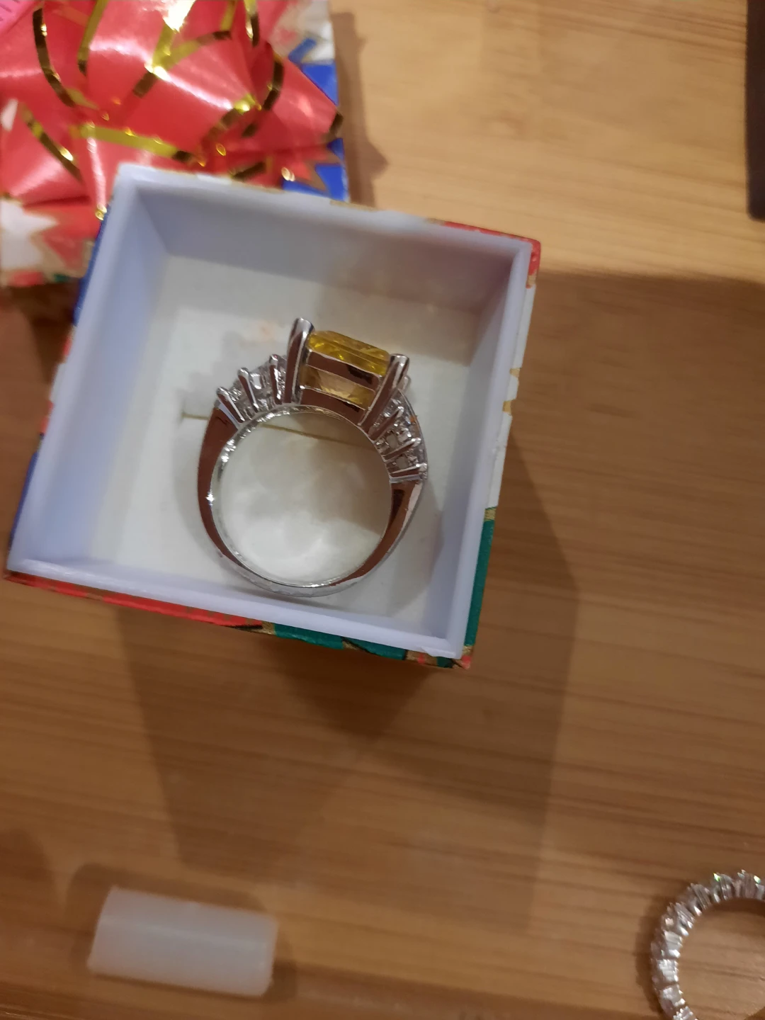 Bold Canary CZ RING Solid sterling silver - photo 3