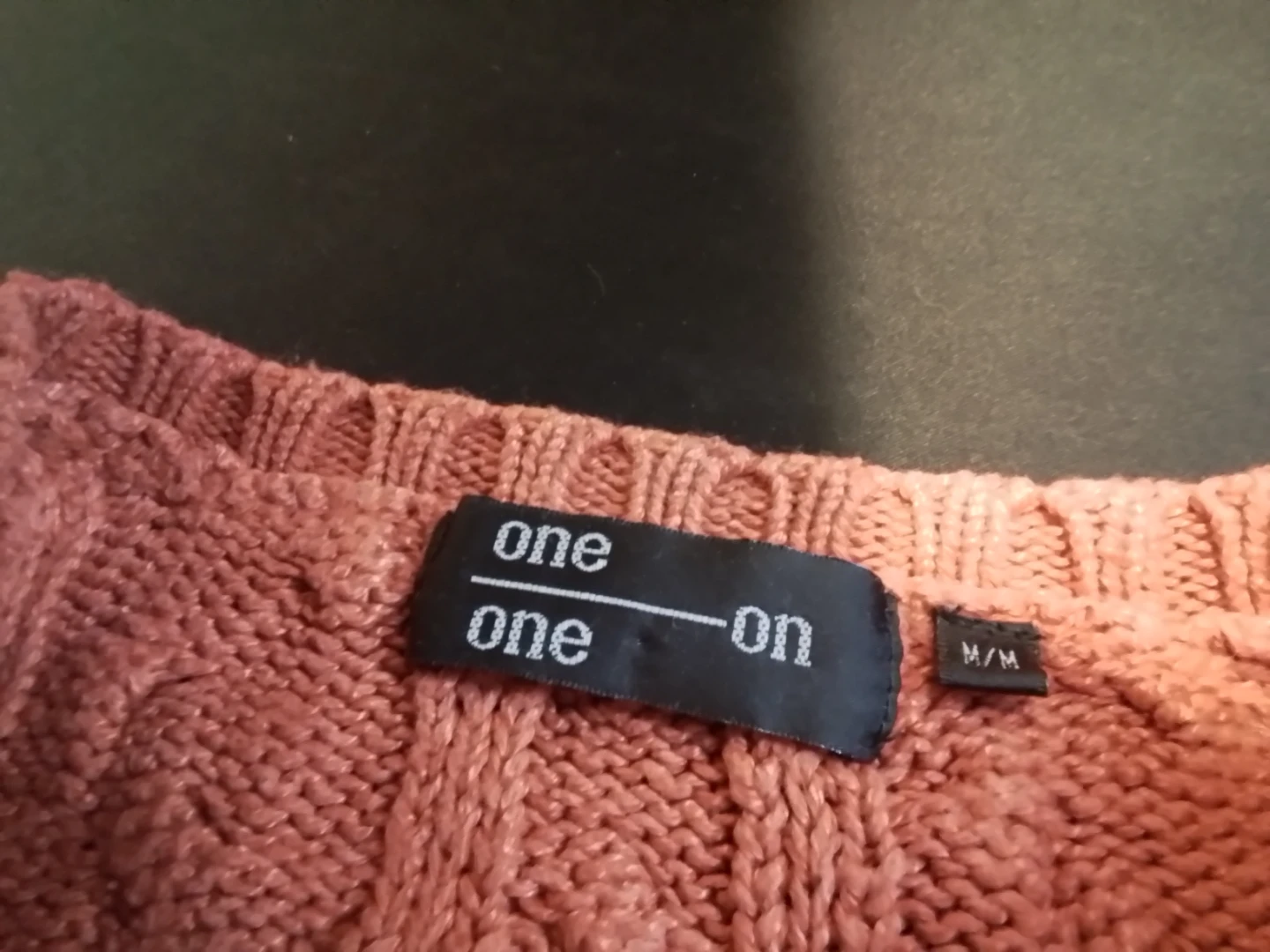 One One On Orange Cable Knit Sweater - photo 4