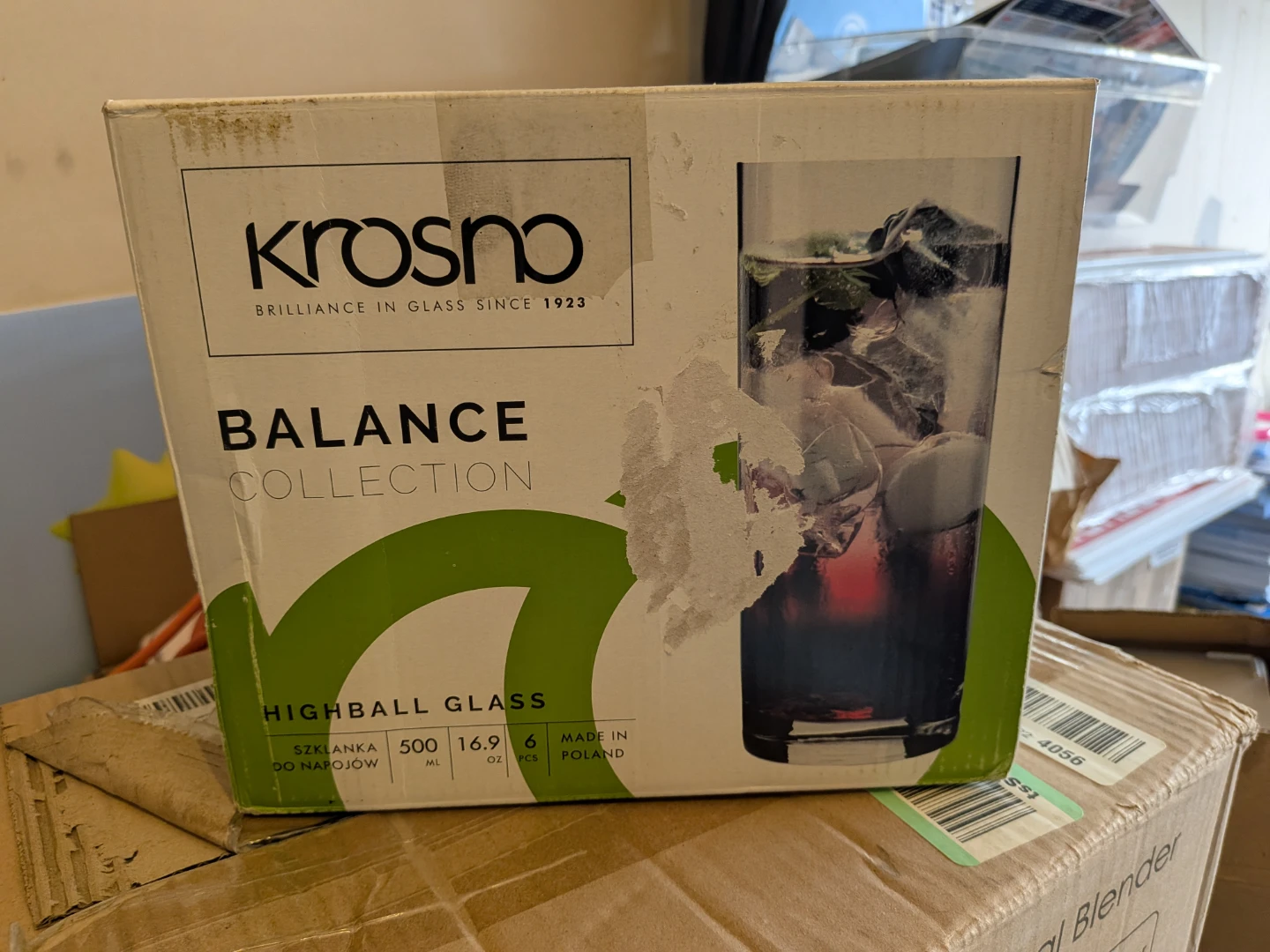 Krosno Balance Highball Glasses - Set of 6
