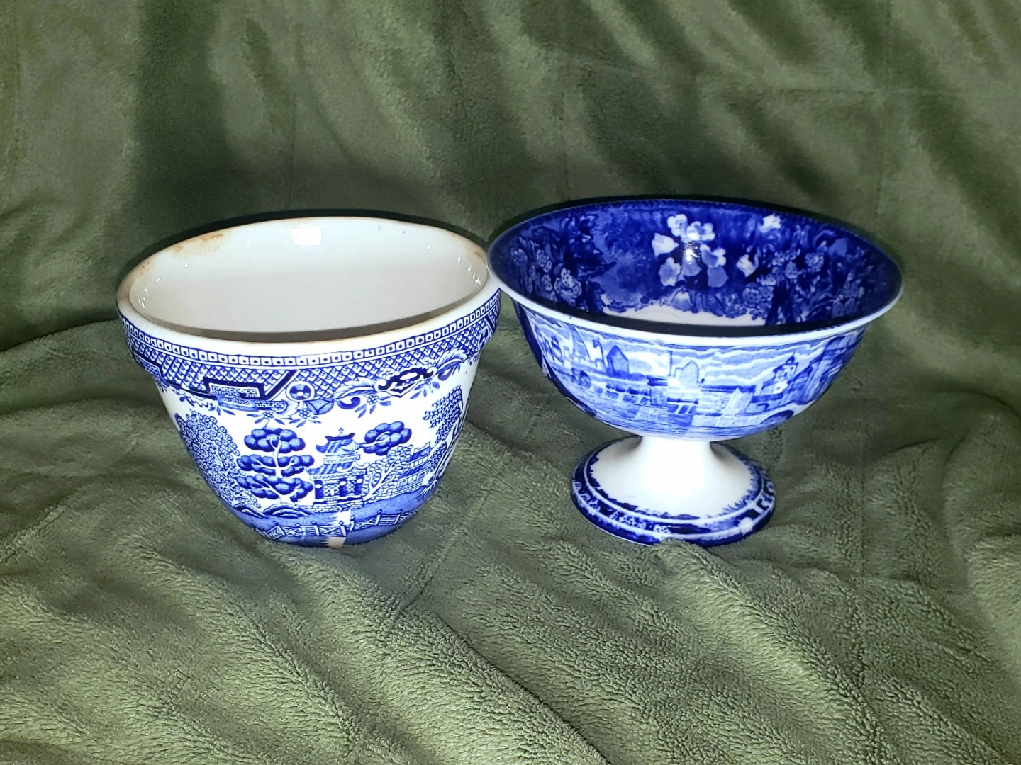 Vintage Fine Blue China 18 Piece Tea Set - photo 3
