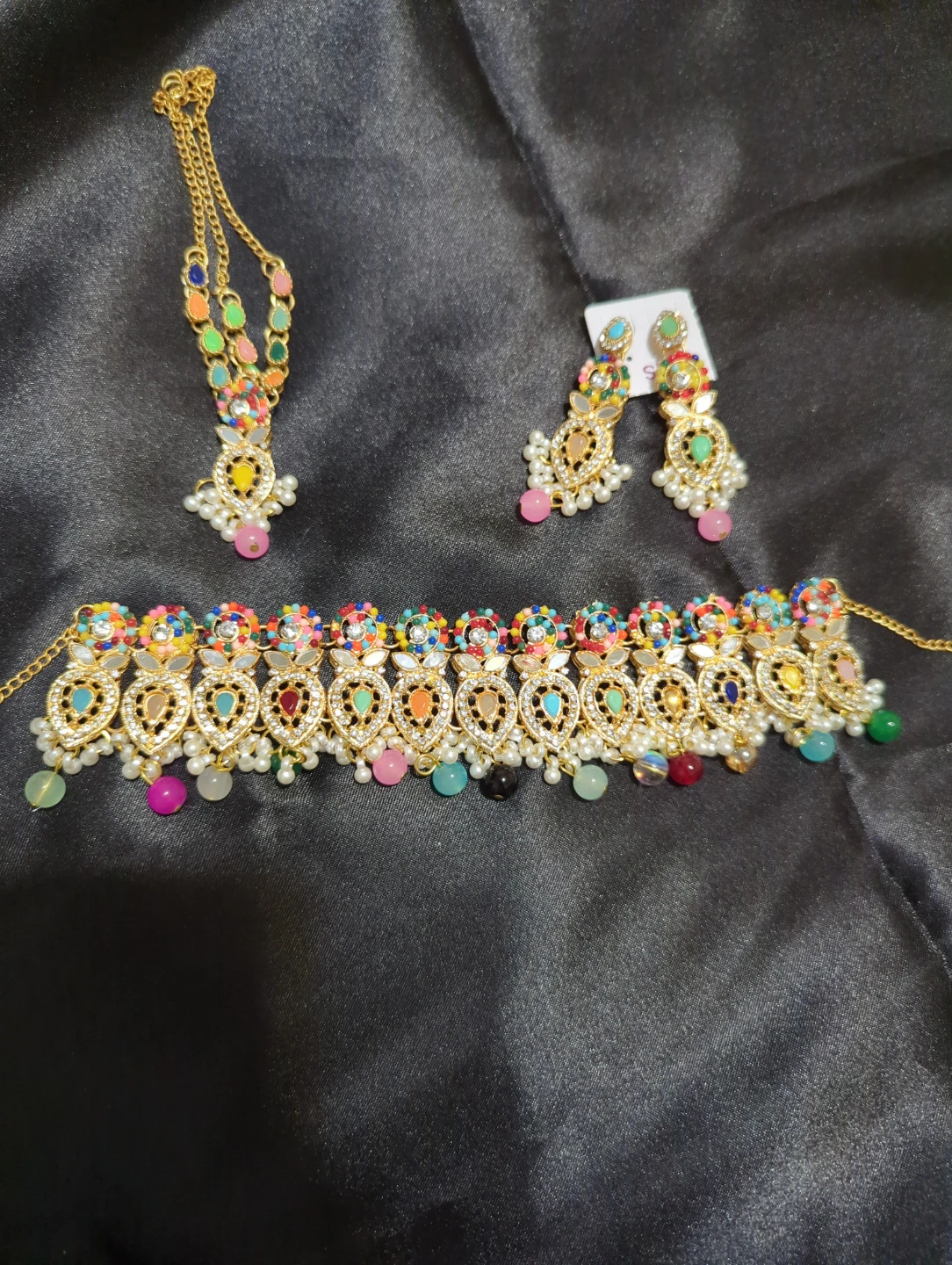 Multicoloured Jewellery Set