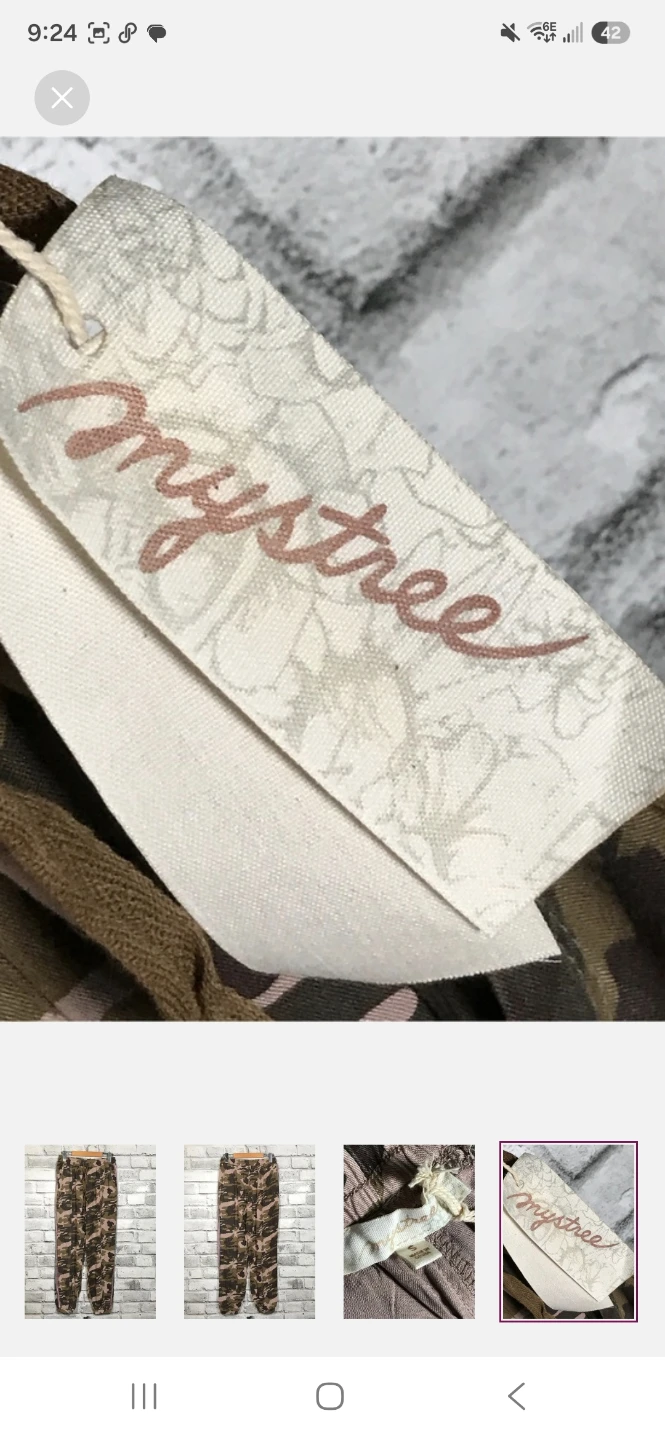Mystree Camouflage Joggers Size S - photo 4