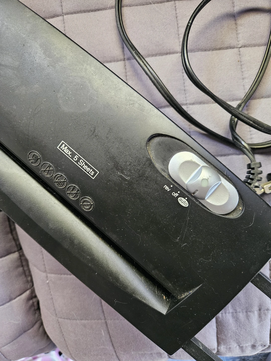 5-Sheet Paper Shredder - photo 3