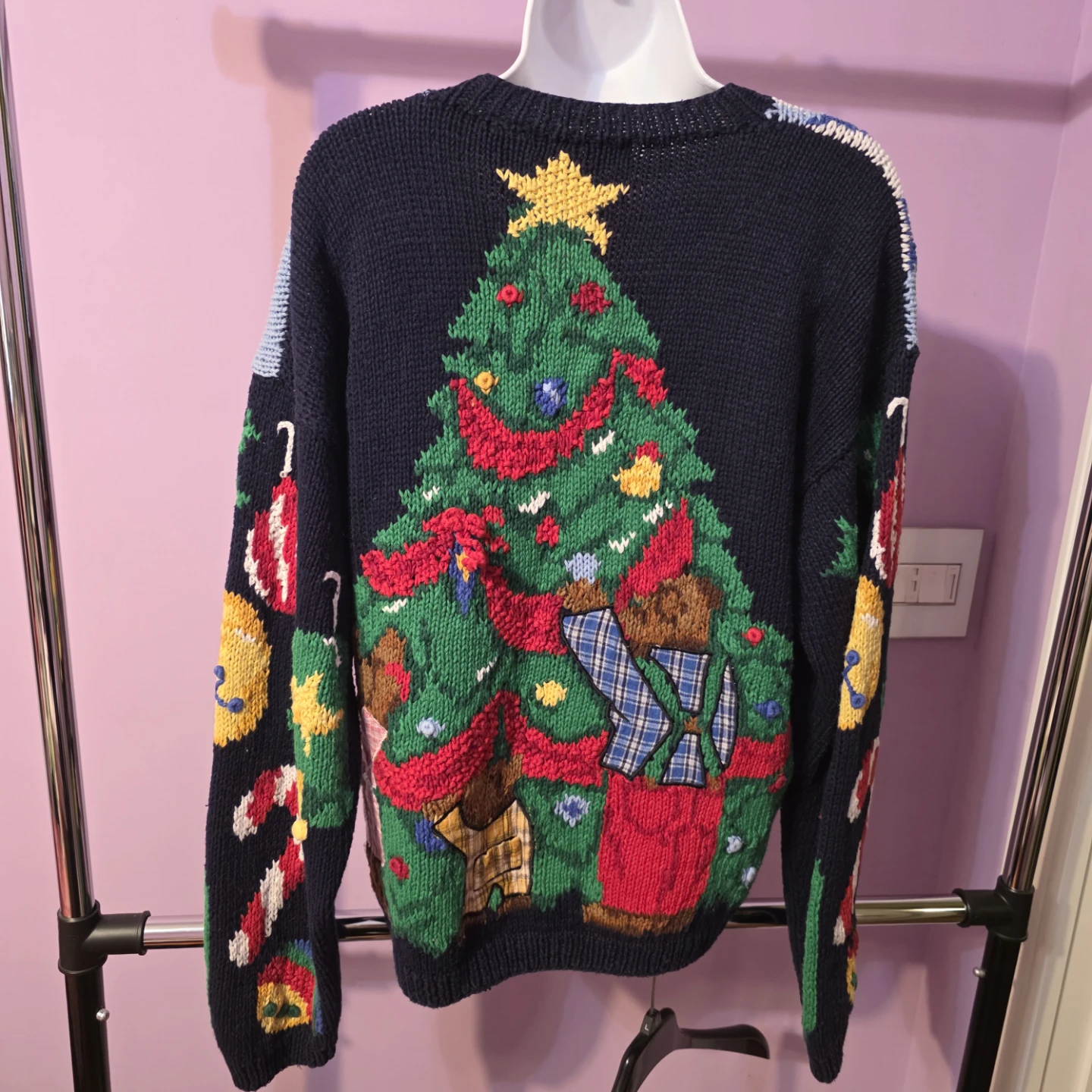 Eagle's Eye Vintage Christmas Cardigan L - photo 2