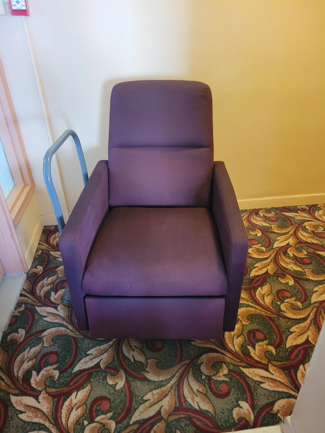Purple Fabric Recliner Chair ikea