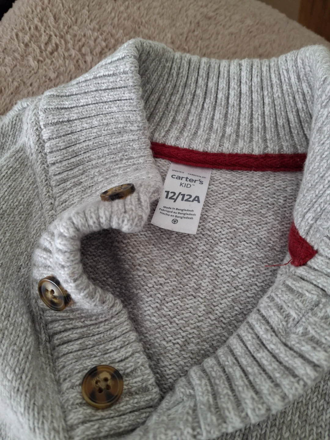 Carter's Kid Button-Neck Sweater - photo 3