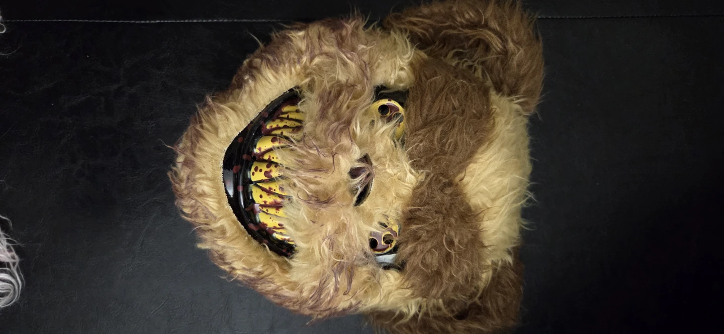 Scary Plush animal Halloween mask