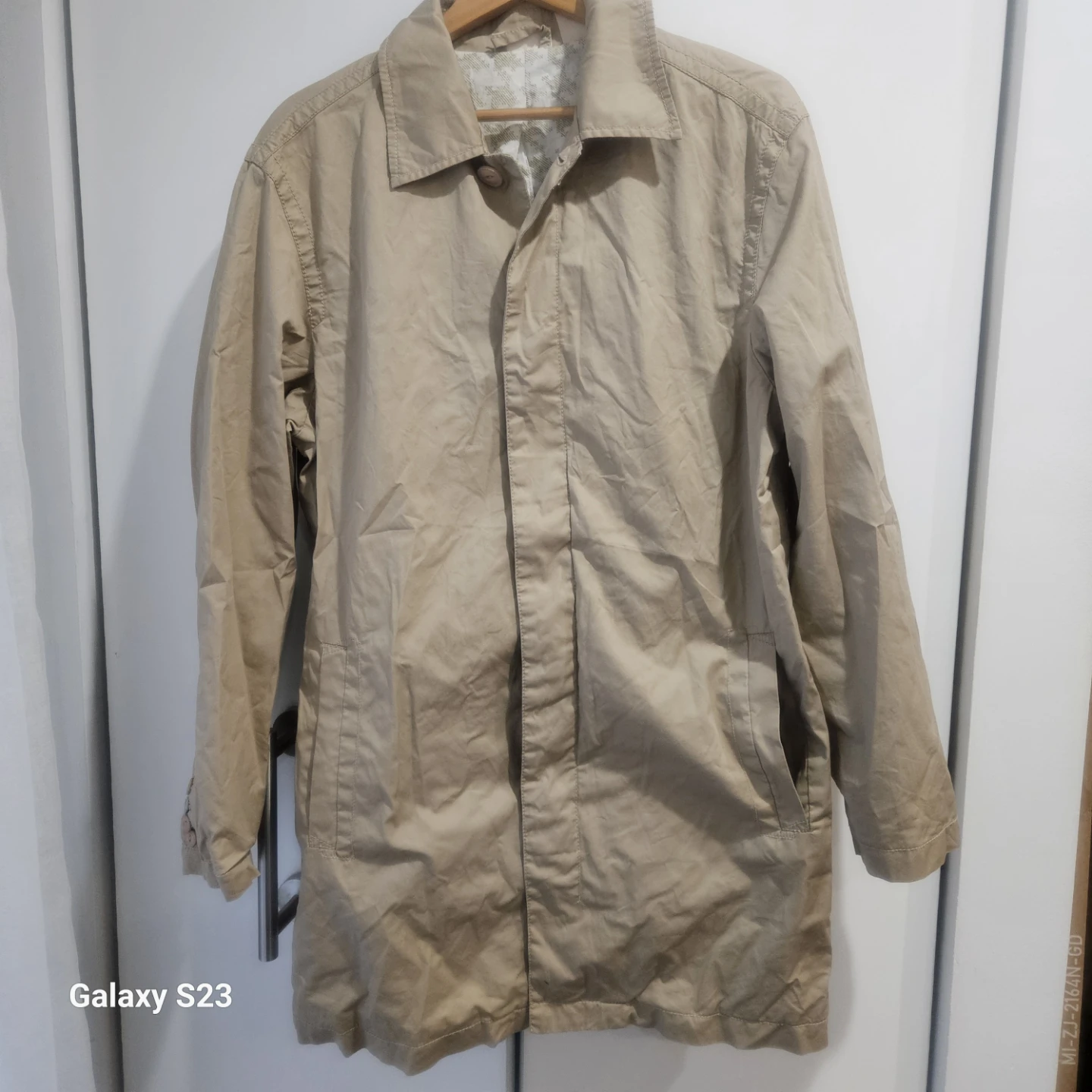 DKNY Jeans Tan Trench Coat