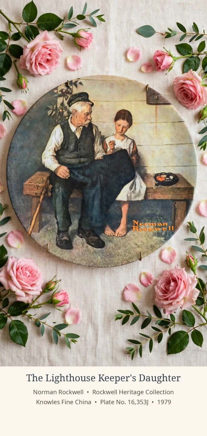 Norman Rockwell The Lighthouse Keeper's Daughter Plate