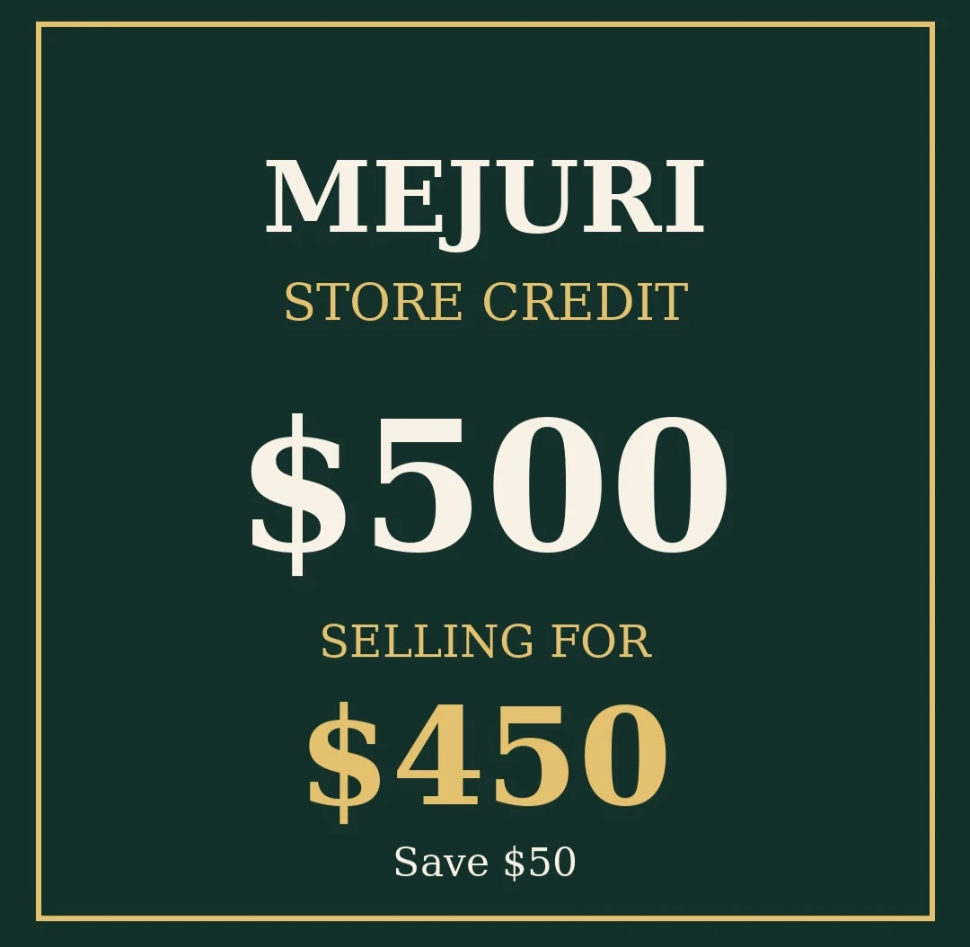 $500 Mejuri Credit for $450 - Save $50.