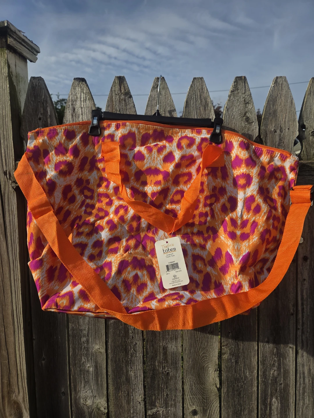Taylor's Totes Leopard Travel Tote