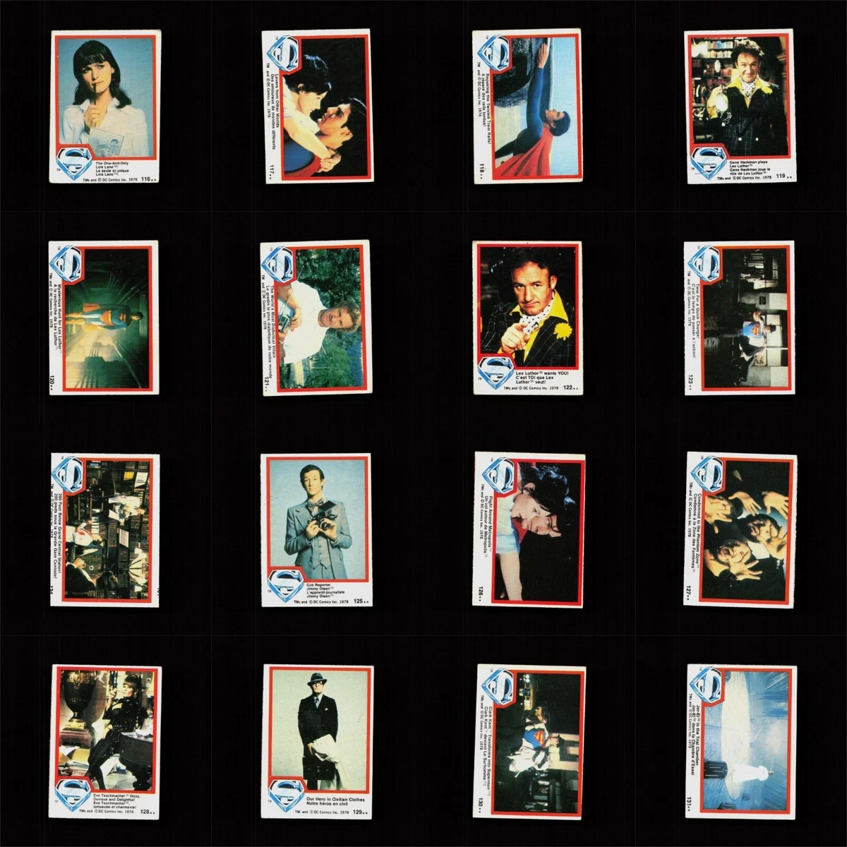 Vintage 1978 Superman Movie Trading Cards - photo 3