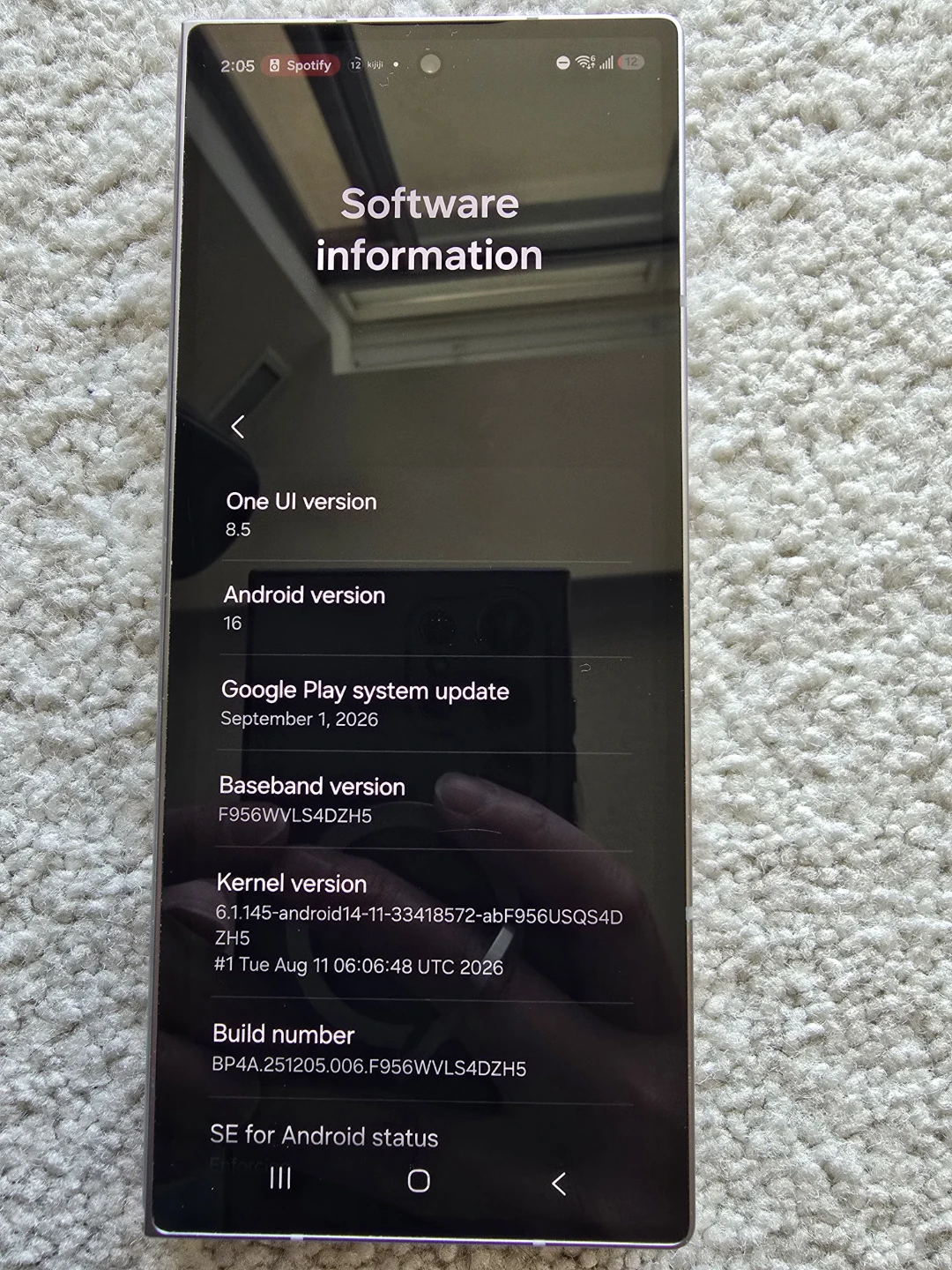 Samsung Galaxy Z Fold6 5G 12GB-256GB-Silver Shadow - photo 2