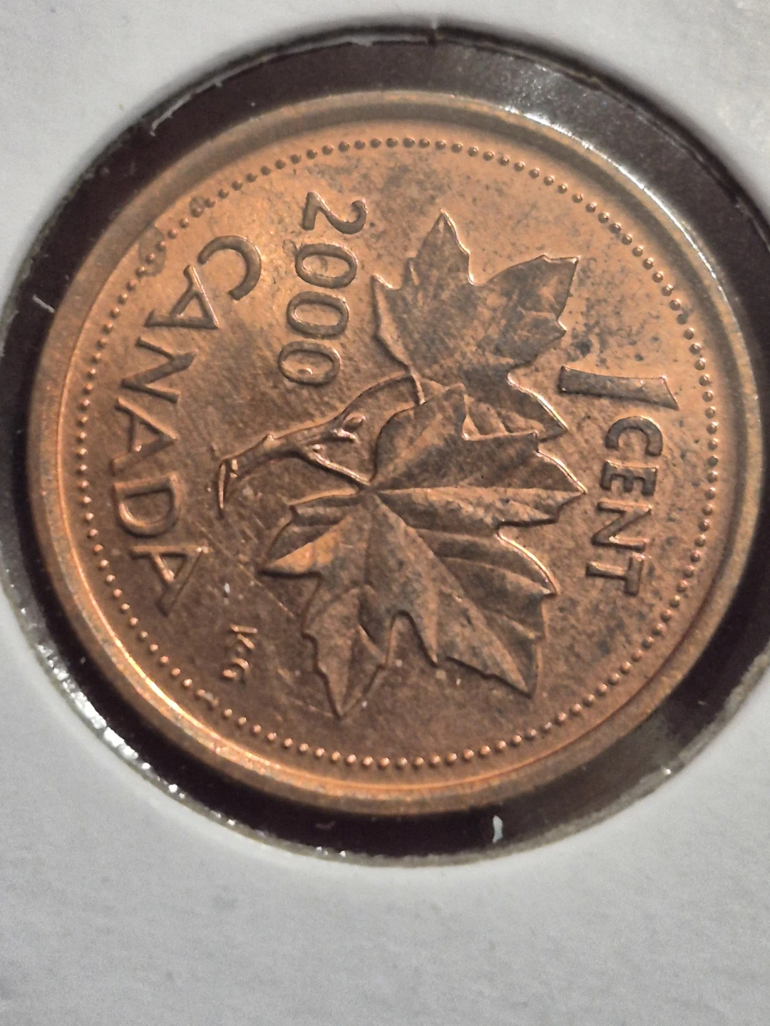 2000 Canadian 1 Cent Coin - photo 2