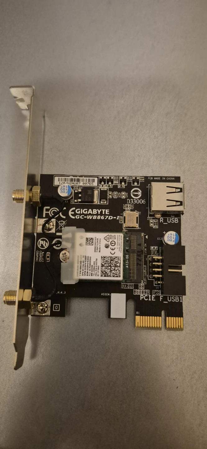 Gigabyte GC-WB867D-I PCIe Wi-Fi Card