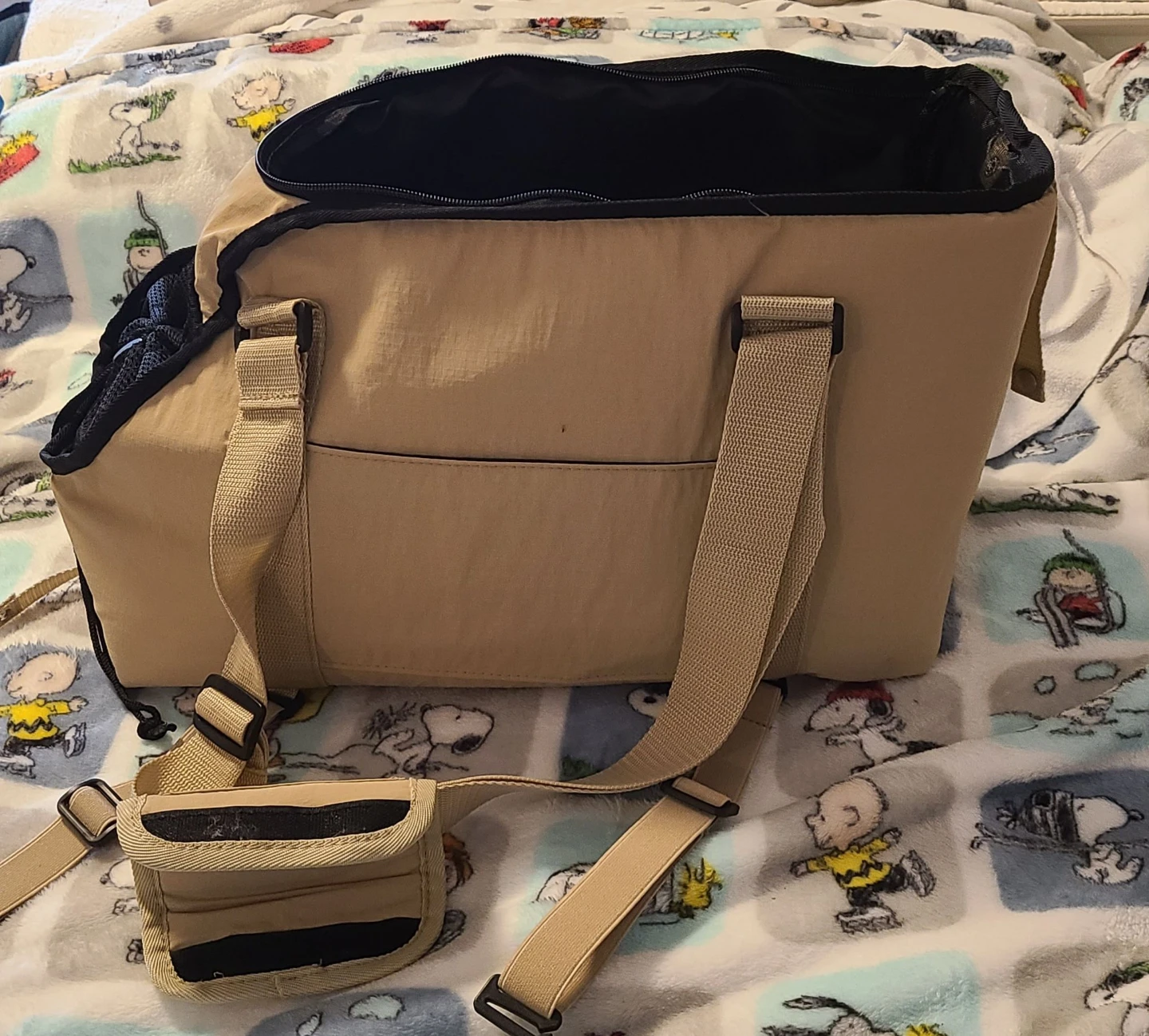 Tan Pet Carrier