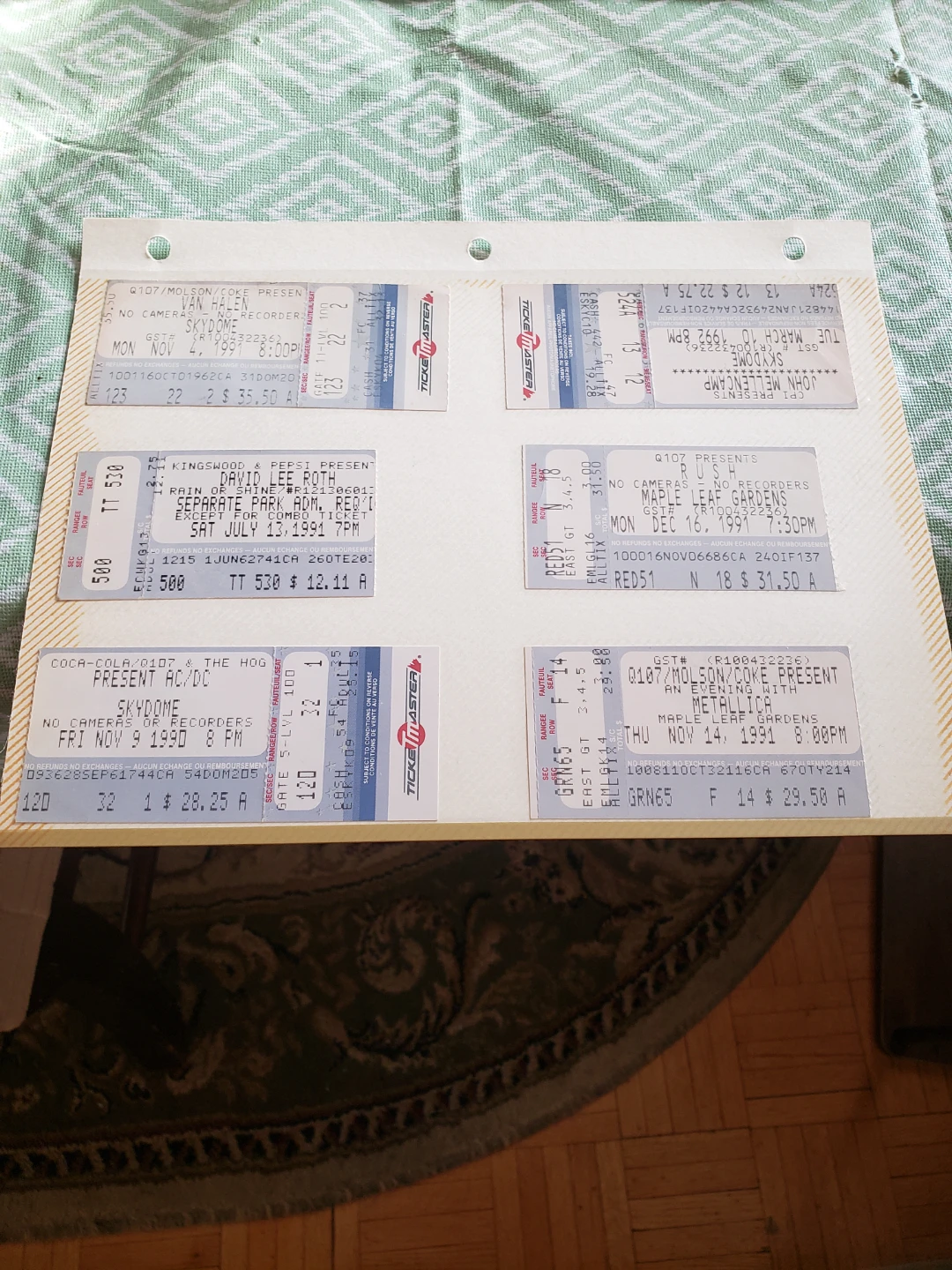 Collection of Vintage Toronto Concert Tickets (1990-1997) - photo 3