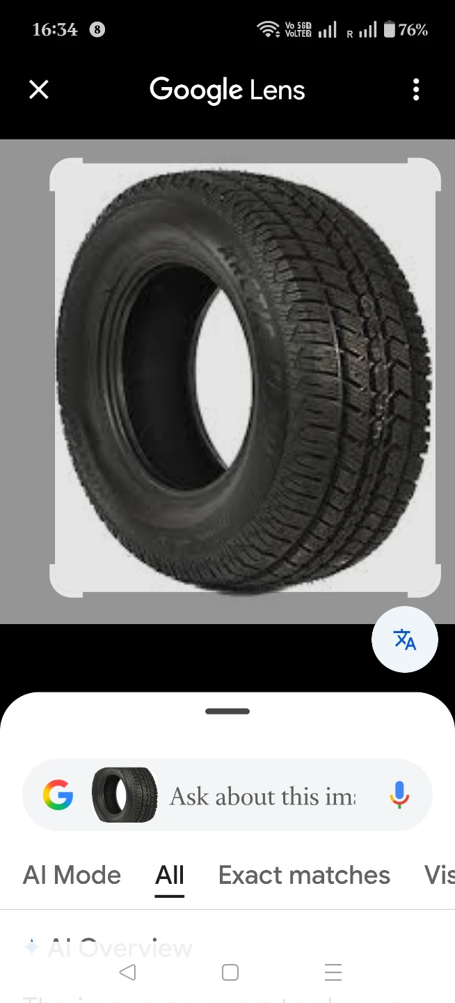 Lexus NX450 H Winter Tire without rim