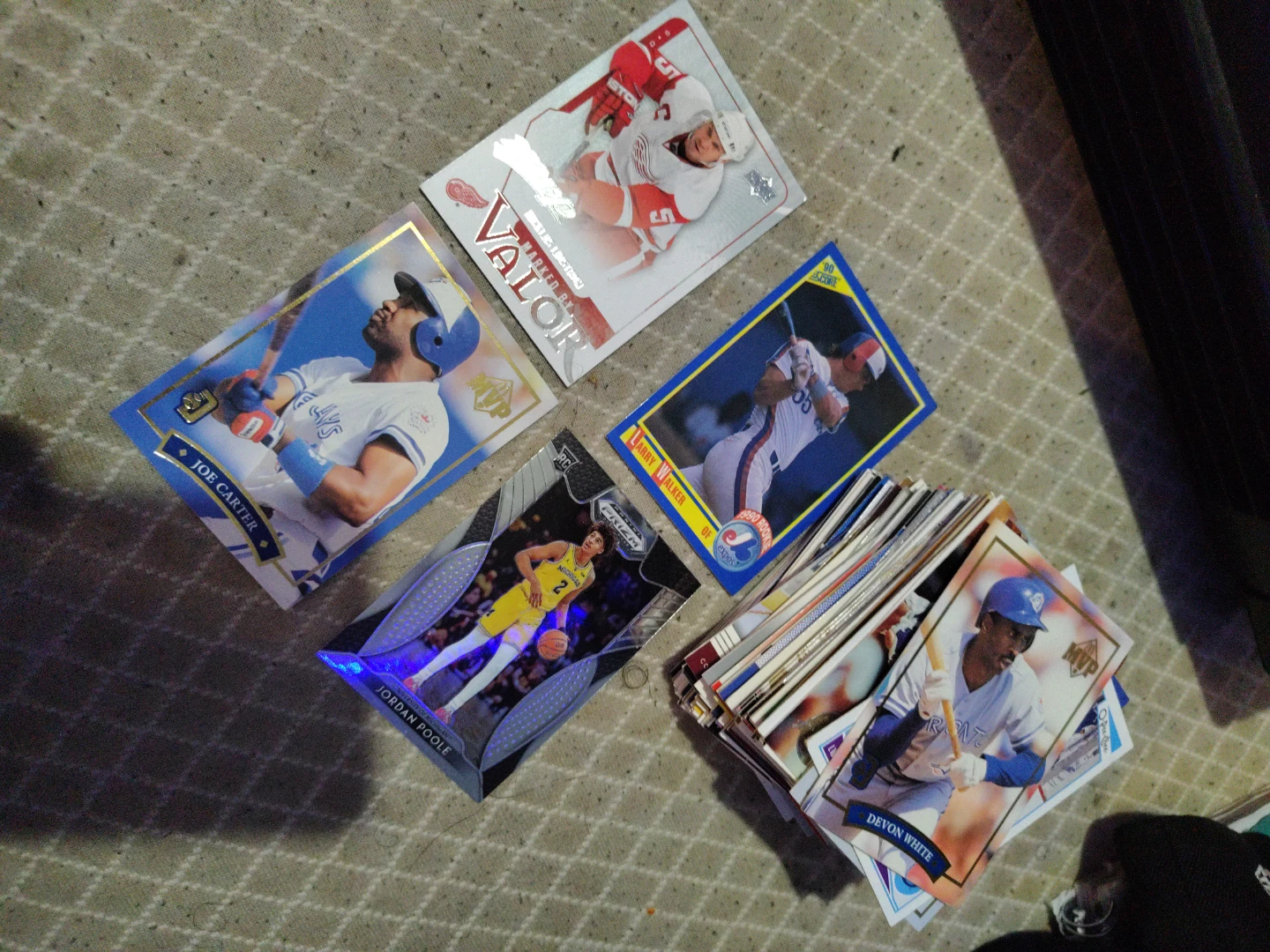 About 100 sports cards  free