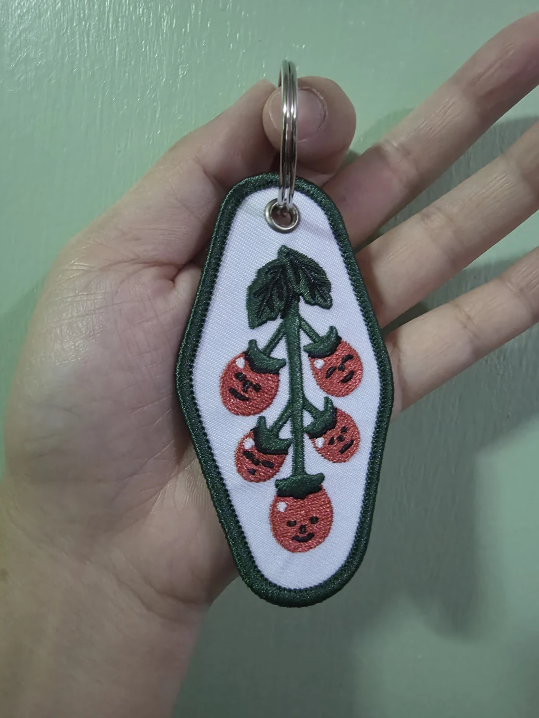 Sauz embroidered keychain