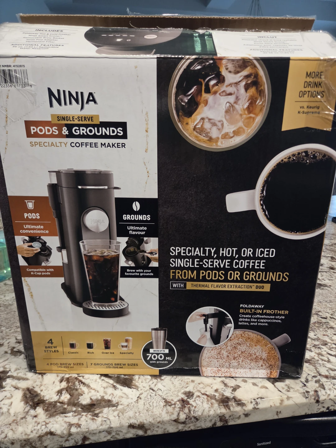 Ninja Single-Serve Pods & Grounds Specialty Coffee Maker