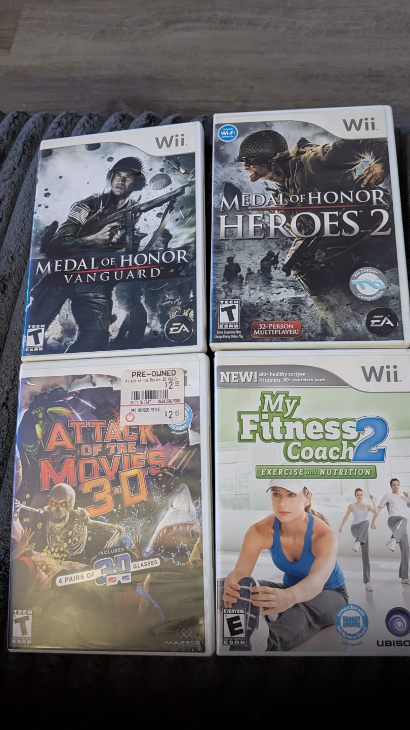 Set of 4 Nintendo Wii Games