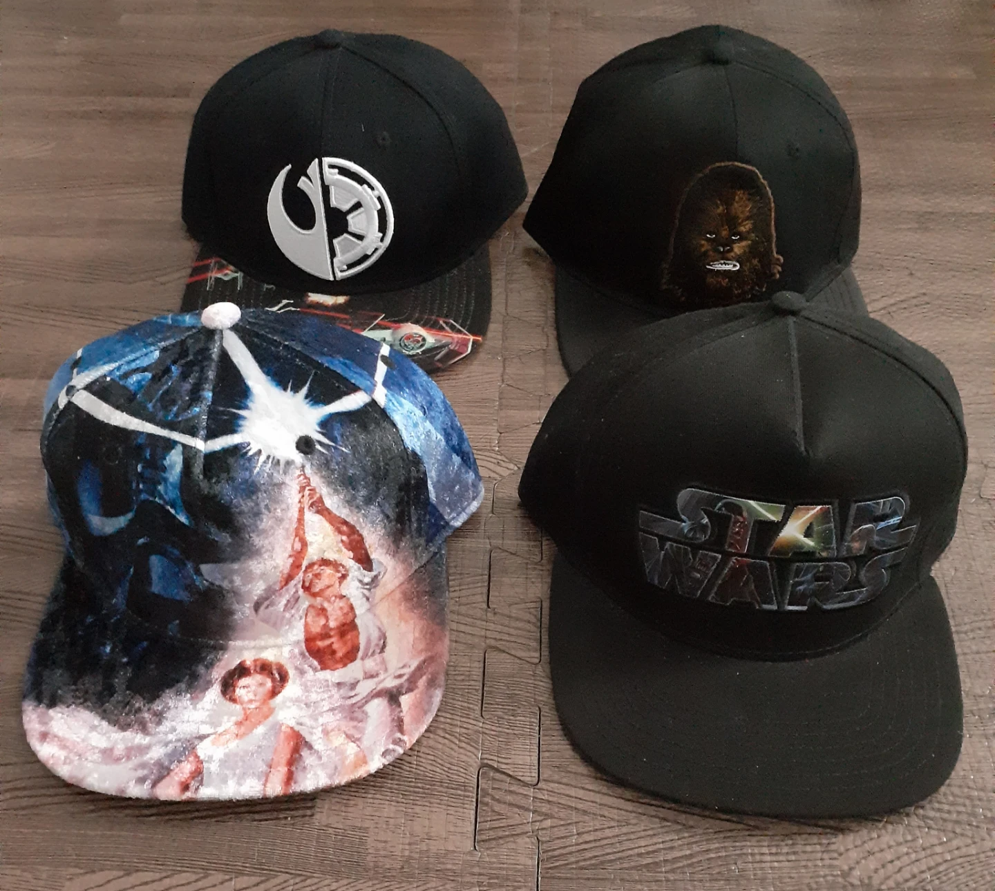 ALL FOR $15 or $5 each BRAND NEW Set of 4 Star Wars Hats