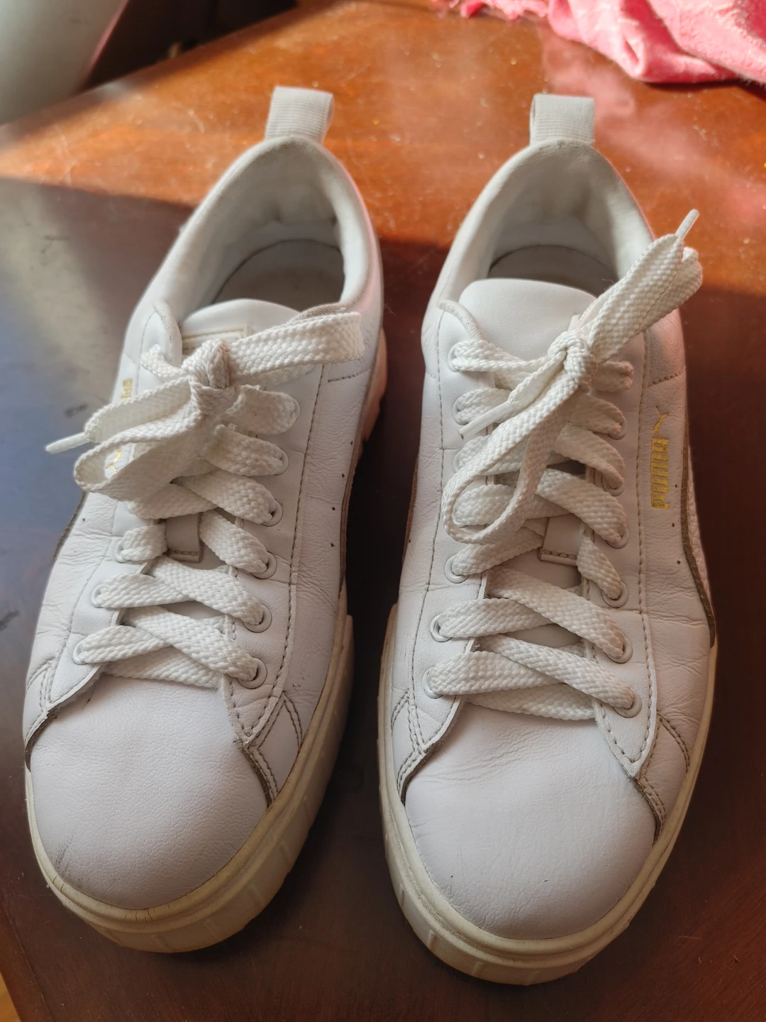 Puma Platform White Sneakers Size5 - photo 2