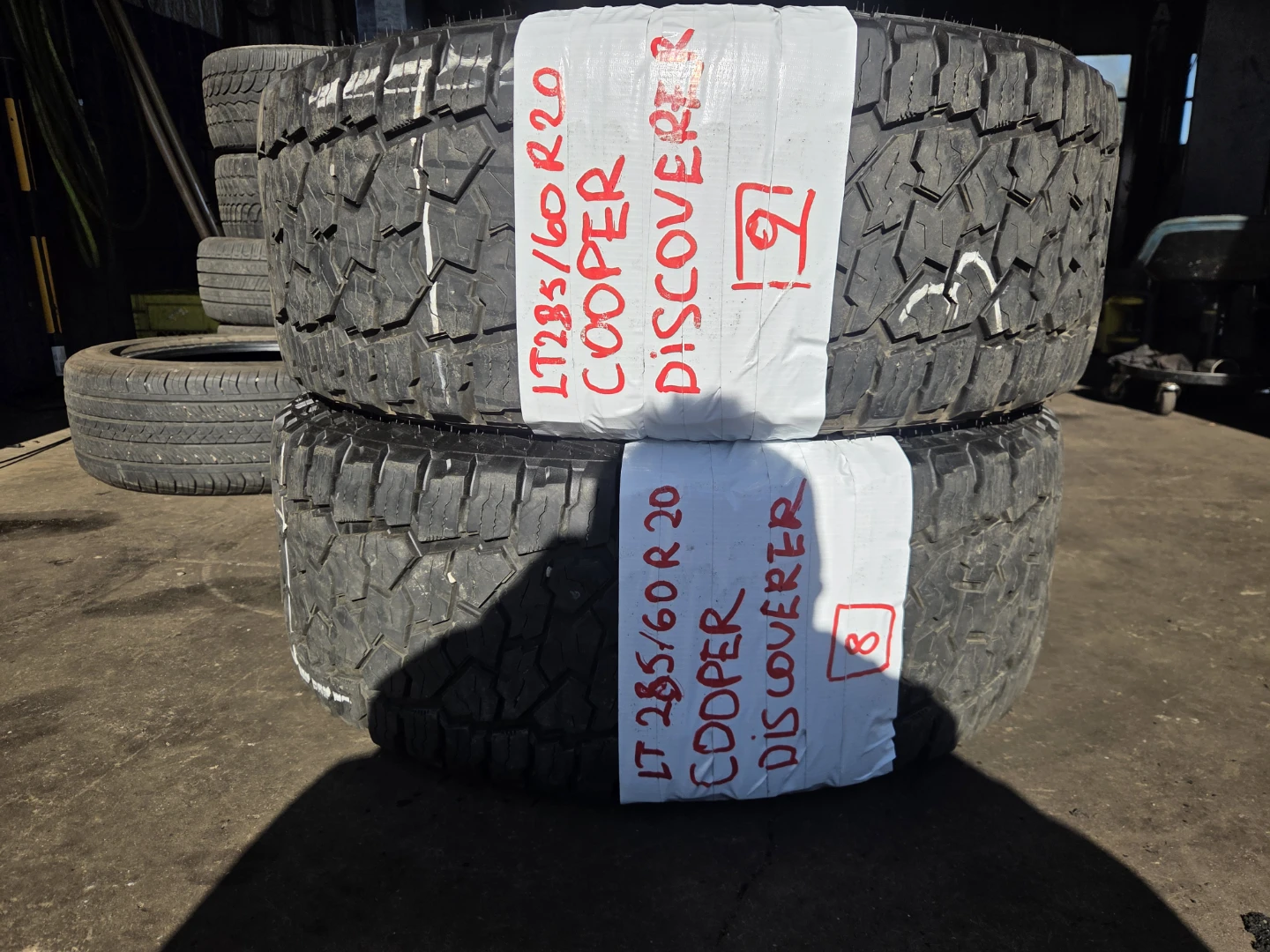 2 Cooper Discoverer Tires LT285/60R20