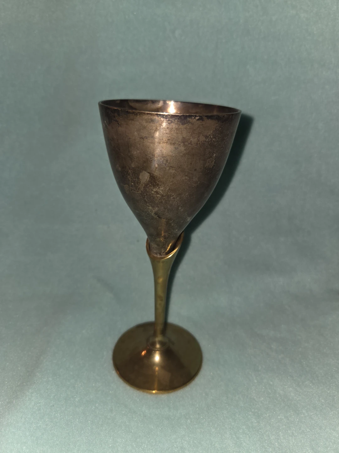Vintage Metal Goblet