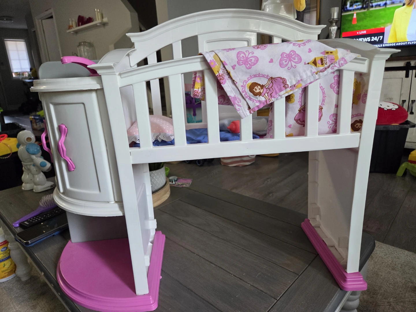 Baby Doll Crib and Changing Station