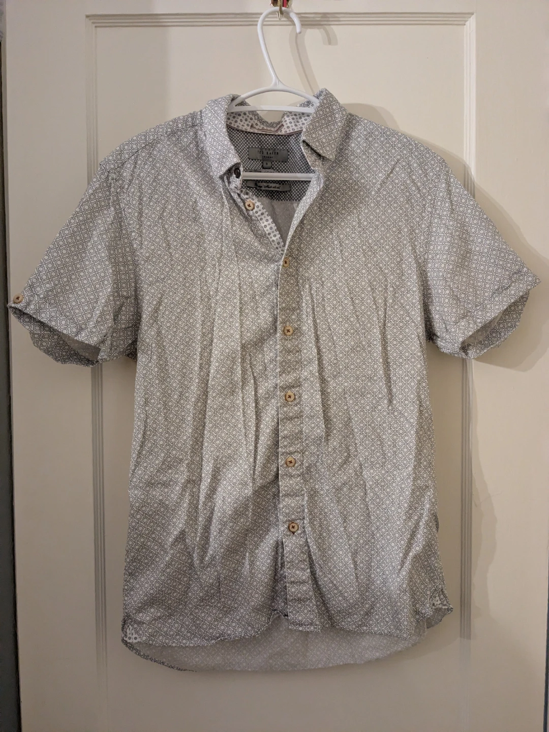 Ted Baker London geometric print shirt (Medium)
