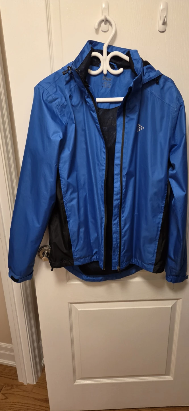 Crivit Blue Lightweight Rain Jacket