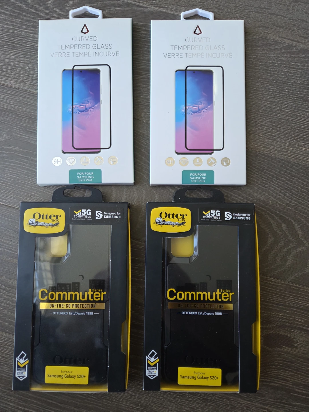 Screen protector and phone case for Galaxy S20 Plus