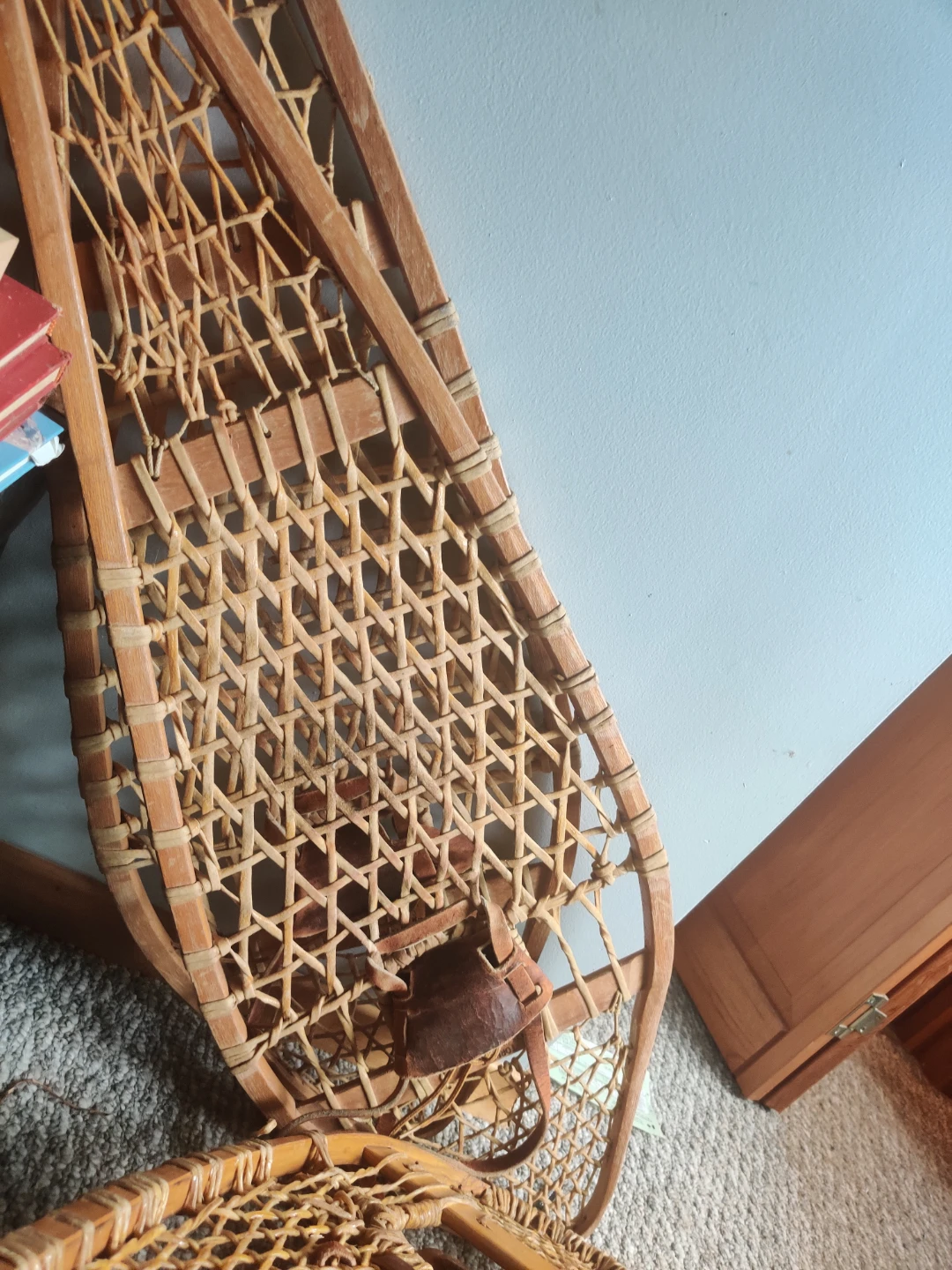 Vintage Wooden Snowshoes - photo 5