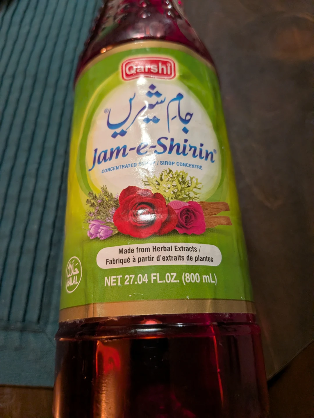 Qarshi Jam-e-Shirin Concentrated Herbal Syrup. 800ml